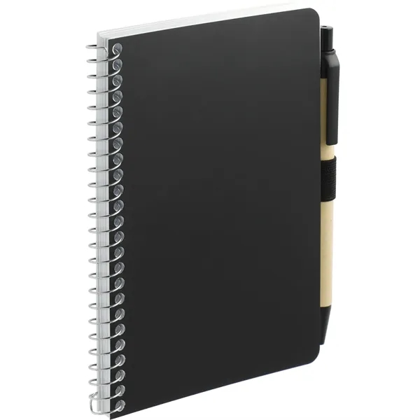 FSC® Mix 4" x 6" Pocket Spiral Notebook with Pen - FSC® Mix 4" x 6" Pocket Spiral Notebook with Pen - Image 11 of 27