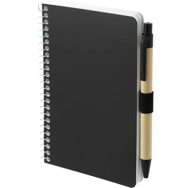 FSC® Mix 4" x 6" Pocket Spiral Notebook with Pen - FSC® Mix 4" x 6" Pocket Spiral Notebook with Pen - Image 12 of 27