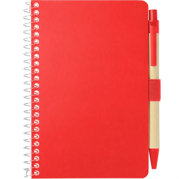 FSC® Mix 4" x 6" Pocket Spiral Notebook with Pen - FSC® Mix 4" x 6" Pocket Spiral Notebook with Pen - Image 16 of 27