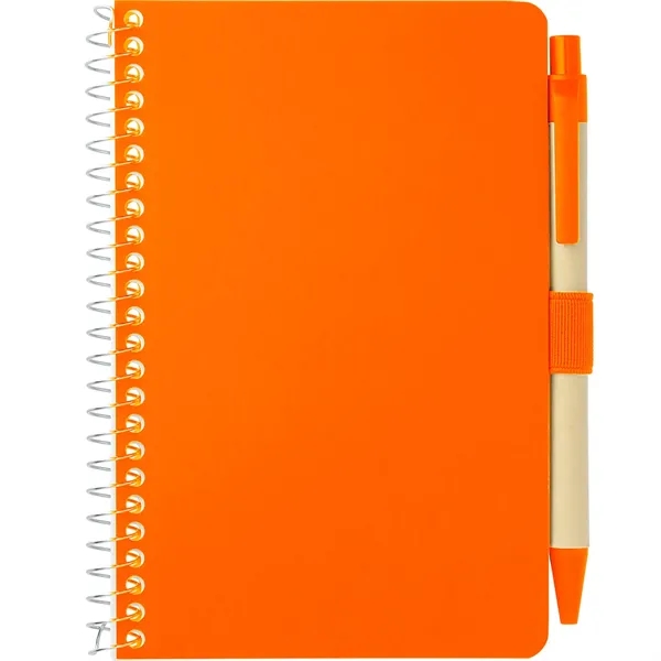 FSC® Mix 4" x 6" Pocket Spiral Notebook with Pen - FSC® Mix 4" x 6" Pocket Spiral Notebook with Pen - Image 18 of 27