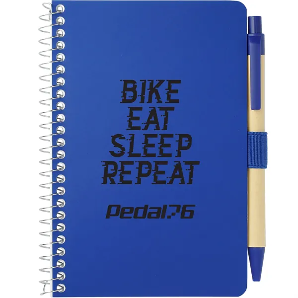 FSC® Mix 4" x 6" Pocket Spiral Notebook with Pen - FSC® Mix 4" x 6" Pocket Spiral Notebook with Pen - Image 21 of 27