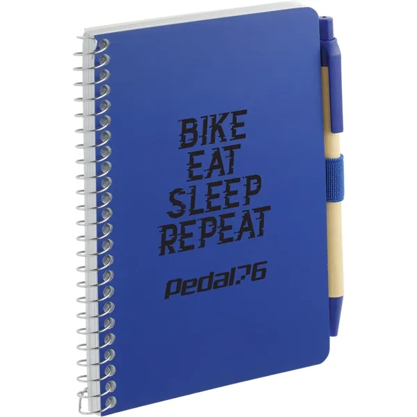 FSC® Mix 4" x 6" Pocket Spiral Notebook with Pen - FSC® Mix 4" x 6" Pocket Spiral Notebook with Pen - Image 22 of 27