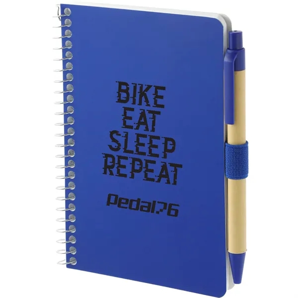 FSC® Mix 4" x 6" Pocket Spiral Notebook with Pen - FSC® Mix 4" x 6" Pocket Spiral Notebook with Pen - Image 23 of 27