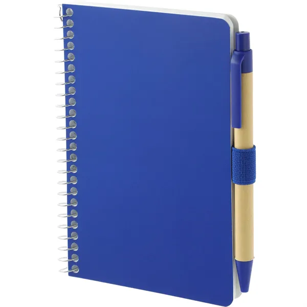 FSC® Mix 4" x 6" Pocket Spiral Notebook with Pen - FSC® Mix 4" x 6" Pocket Spiral Notebook with Pen - Image 26 of 27