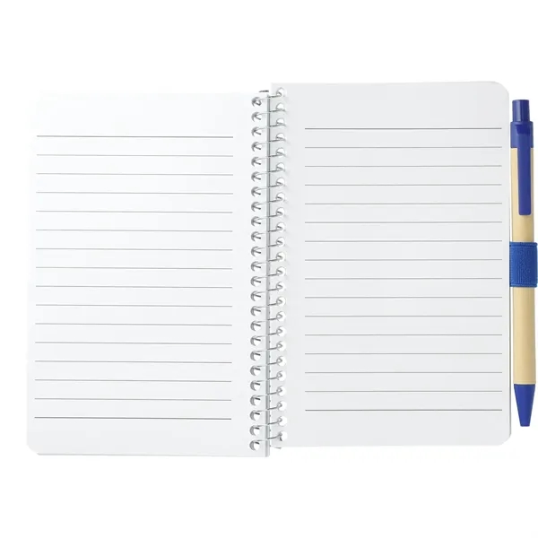 FSC® Mix 4" x 6" Pocket Spiral Notebook with Pen - FSC® Mix 4" x 6" Pocket Spiral Notebook with Pen - Image 27 of 27