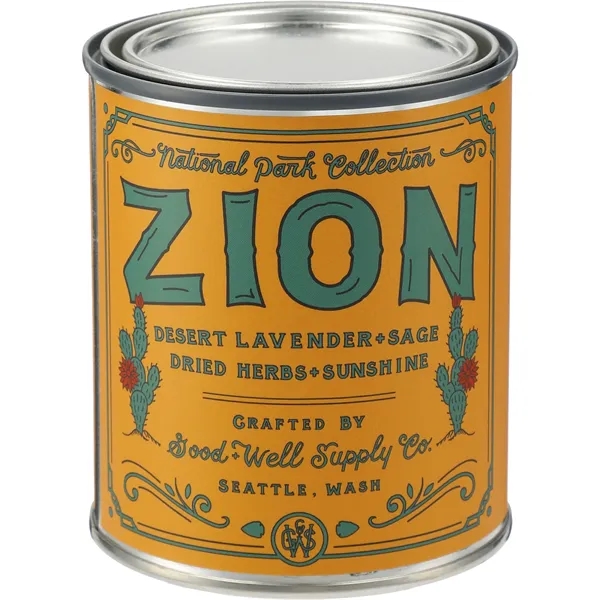 Zion National Park 14 oz Candle - Zion National Park 14 oz Candle - Image 5 of 6