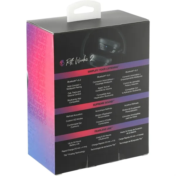 Skullcandy Riff 2 Bluetooth Headphones - Skullcandy Riff 2 Bluetooth Headphones - Image 5 of 10
