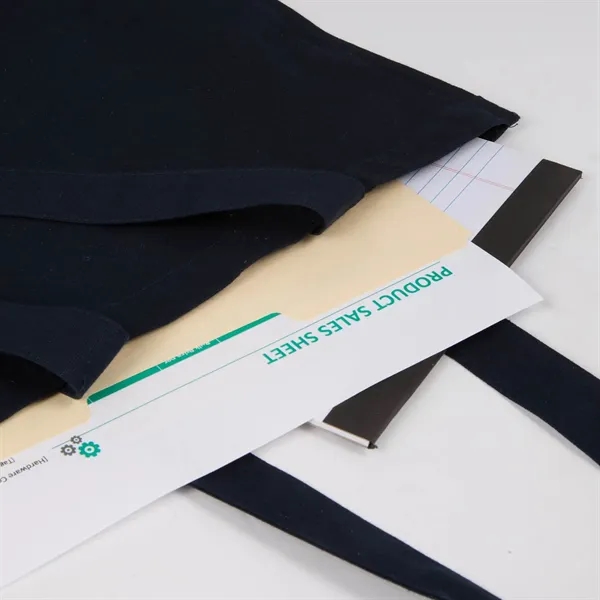 Double-Stitched 8oz Organic Cotton Tote - Double-Stitched 8oz Organic Cotton Tote - Image 5 of 12