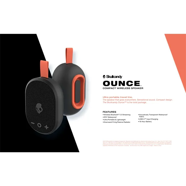 Skullcandy Ounce Bluetooth Speaker - Skullcandy Ounce Bluetooth Speaker - Image 8 of 8