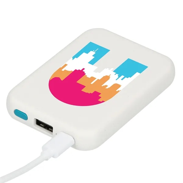 Recycled ABS 3000 mAh Wireless Power Bank - Recycled ABS 3000 mAh Wireless Power Bank - Image 5 of 11