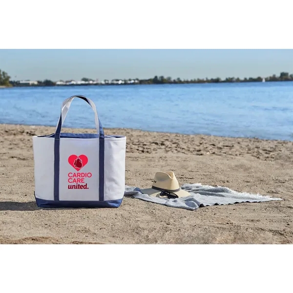 Baltic 24oz Cotton Canvas Tall Zippered Tote - Baltic 24oz Cotton Canvas Tall Zippered Tote - Image 1 of 8