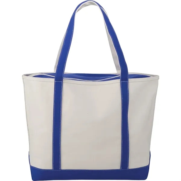 Baltic 24oz Cotton Canvas Tall Zippered Tote - Baltic 24oz Cotton Canvas Tall Zippered Tote - Image 5 of 8