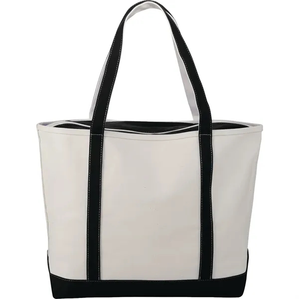 Baltic 24oz Cotton Canvas Tall Zippered Tote - Baltic 24oz Cotton Canvas Tall Zippered Tote - Image 8 of 8