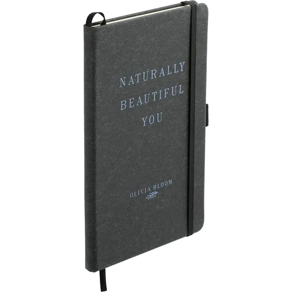 FSC® Mix 5.5" x 8.5" Recycled Leather Bound Journa