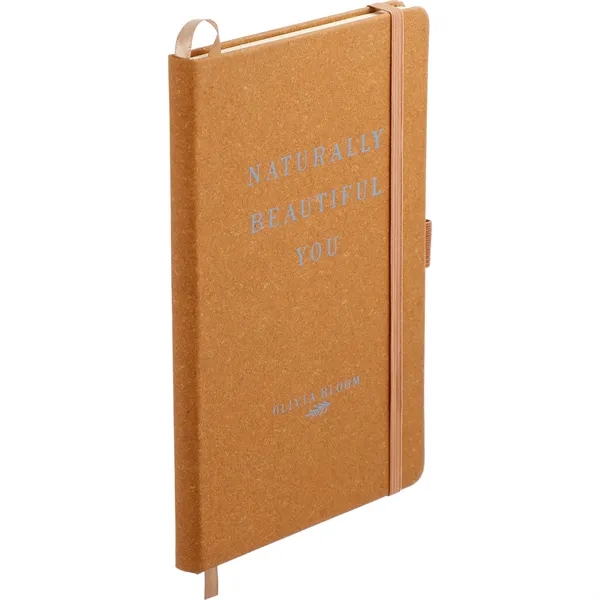 FSC® Mix 5.5" x 8.5" Recycled Leather Bound Journa
