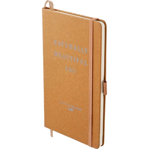 FSC® Mix 5.5" x 8.5" Recycled Leather Bound Journa