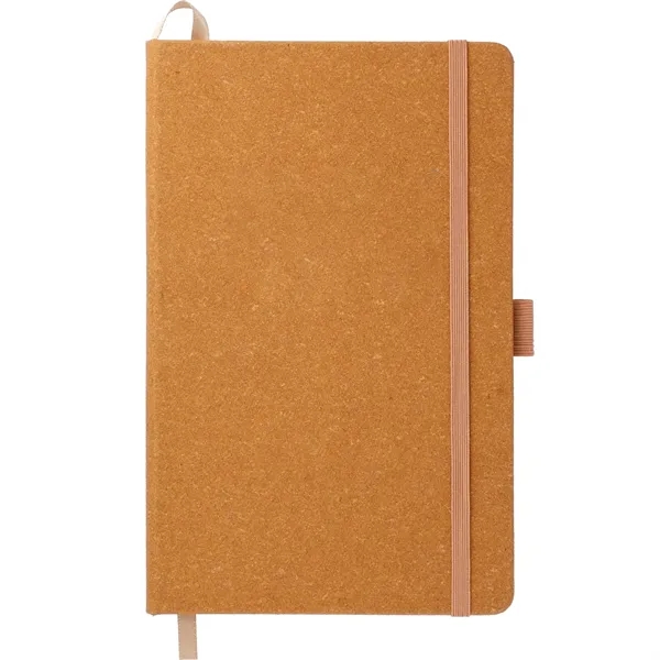 FSC® Mix 5.5" x 8.5" Recycled Leather Bound Journa
