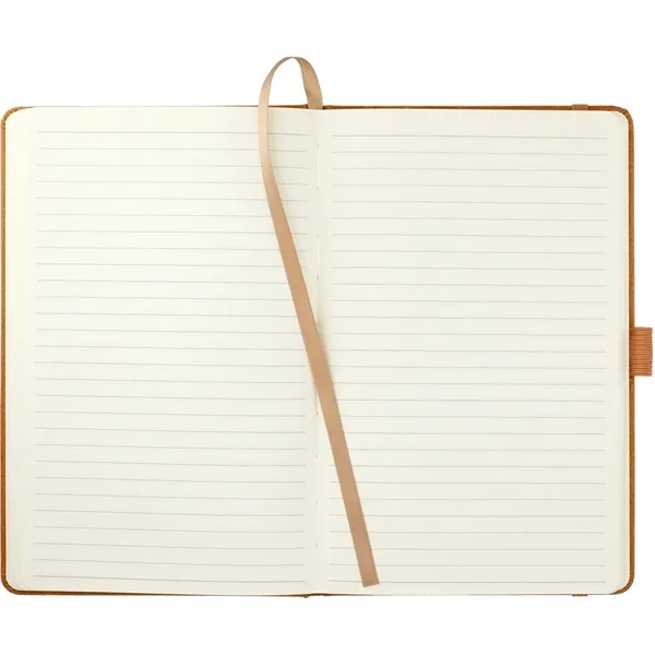 FSC® Mix 5.5" x 8.5" Recycled Leather Bound Journa