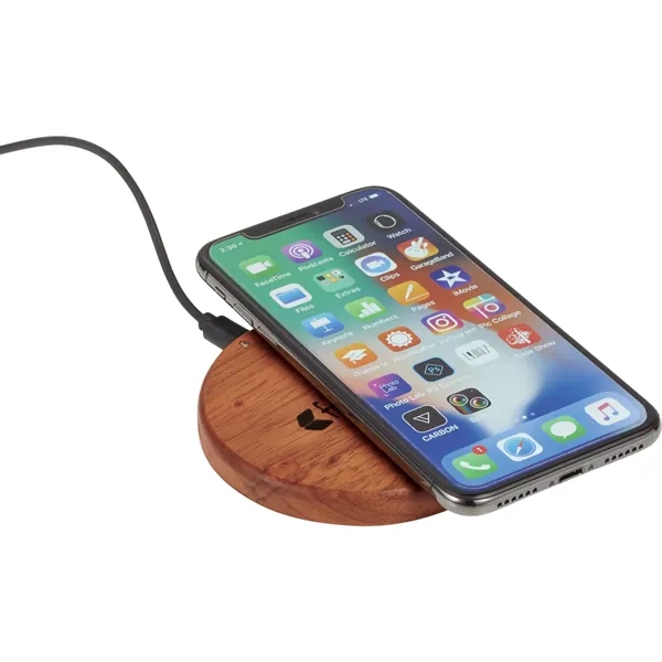 FSC® 100% Wood Wireless Charging Pad - FSC® 100% Wood Wireless Charging Pad - Image 4 of 4