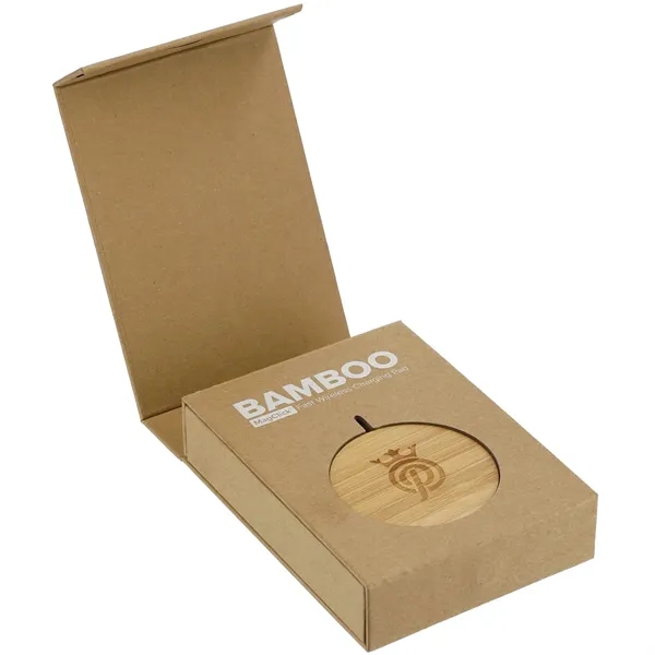 FSC® 100% Bamboo MagClick™ Fast Wireless Pad - FSC® 100% Bamboo MagClick™ Fast Wireless Pad - Image 5 of 9
