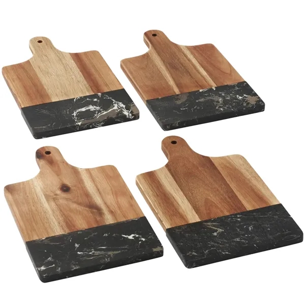 Black Marble and Wood Cutting Board - Black Marble and Wood Cutting Board - Image 5 of 7