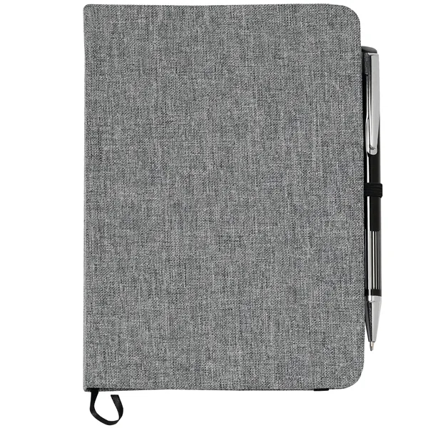 FSC® Mix 5" x 7" Heathered Bound Notebook - FSC® Mix 5" x 7" Heathered Bound Notebook - Image 1 of 7