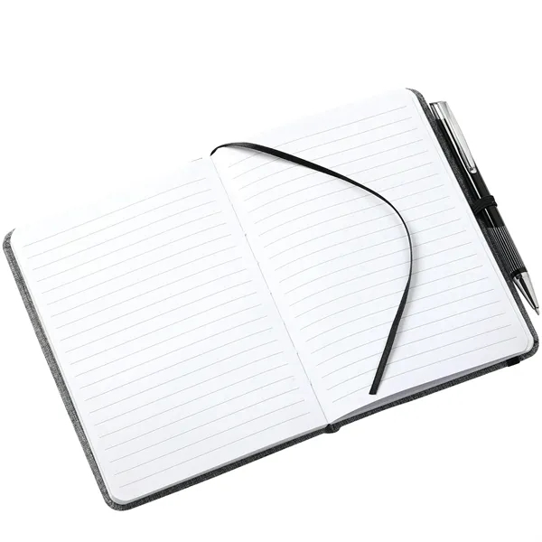 FSC® Mix 5" x 7" Heathered Bound Notebook - FSC® Mix 5" x 7" Heathered Bound Notebook - Image 2 of 7