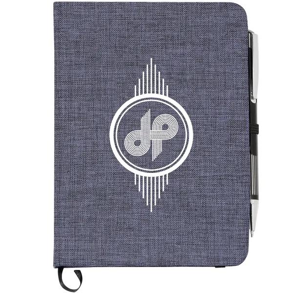 FSC® Mix 5" x 7" Heathered Bound Notebook - FSC® Mix 5" x 7" Heathered Bound Notebook - Image 4 of 7