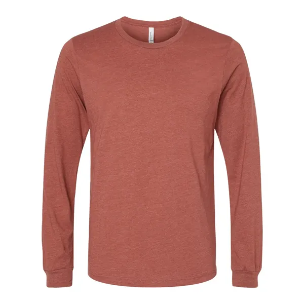 BELLA + CANVAS Heather CVC Long Sleeve Tee - BELLA + CANVAS Heather CVC Long Sleeve Tee - Image 16 of 63