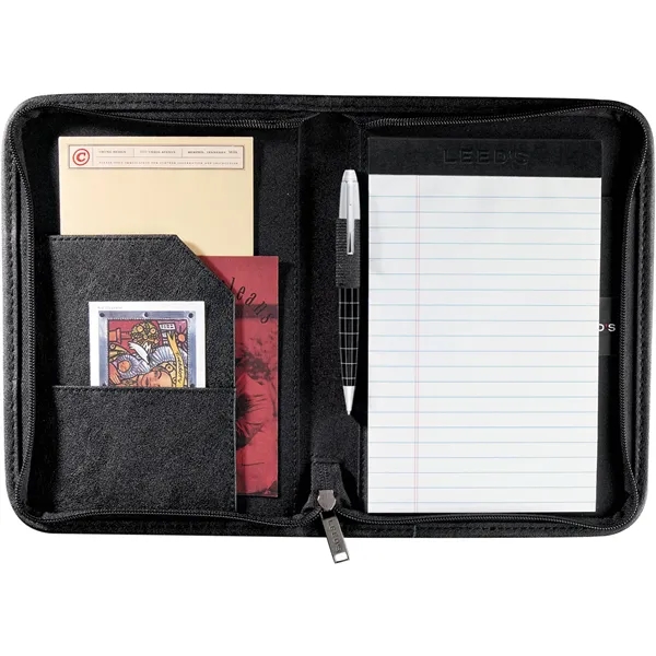 FSC® Mix DuraHyde Jr. Zippered Padfolio - FSC® Mix DuraHyde Jr. Zippered Padfolio - Image 2 of 2
