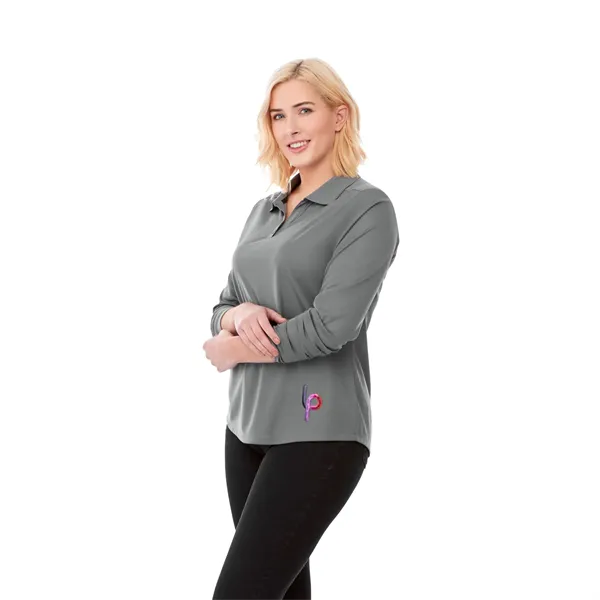 Women's Mori Long Sleeve Polo - Women's Mori Long Sleeve Polo - Image 1 of 36