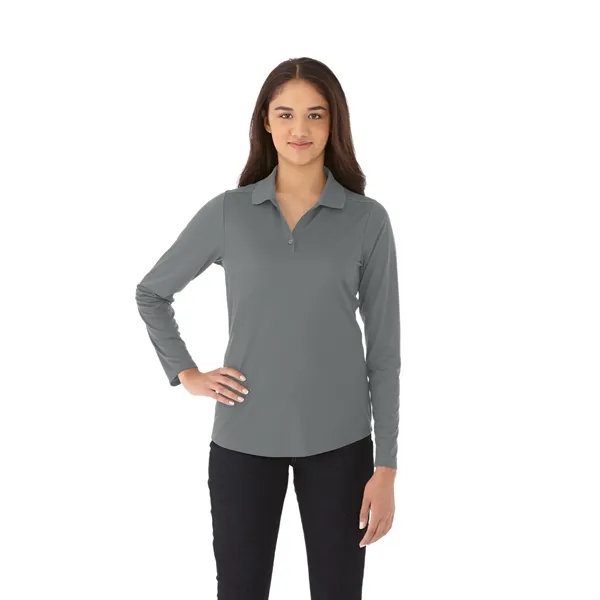 Women's Mori Long Sleeve Polo - Women's Mori Long Sleeve Polo - Image 2 of 36