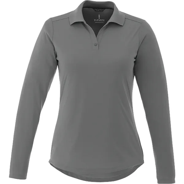 Women's Mori Long Sleeve Polo - Women's Mori Long Sleeve Polo - Image 3 of 36