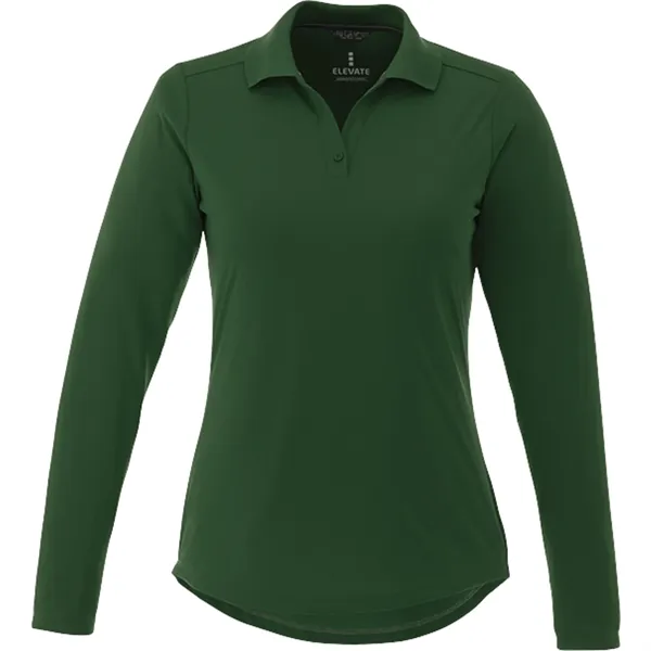 Women's Mori Long Sleeve Polo - Women's Mori Long Sleeve Polo - Image 9 of 36
