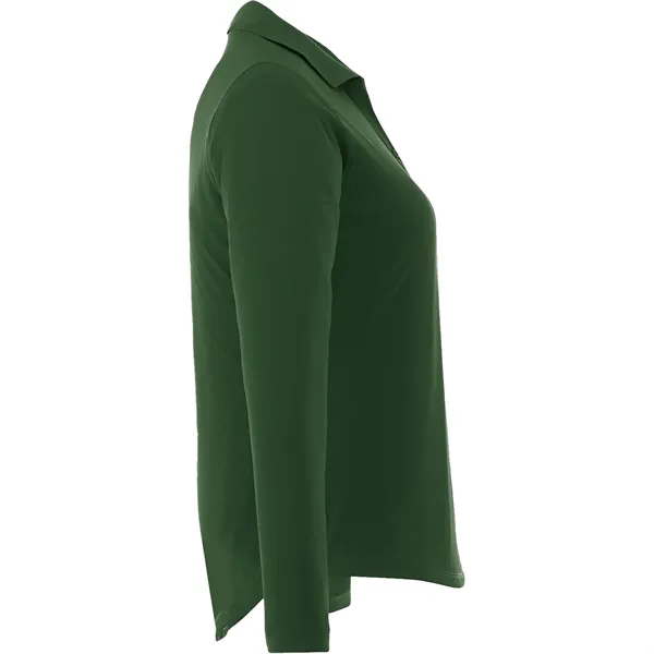Women's Mori Long Sleeve Polo - Women's Mori Long Sleeve Polo - Image 11 of 36
