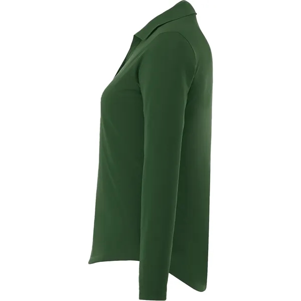 Women's Mori Long Sleeve Polo - Women's Mori Long Sleeve Polo - Image 12 of 36