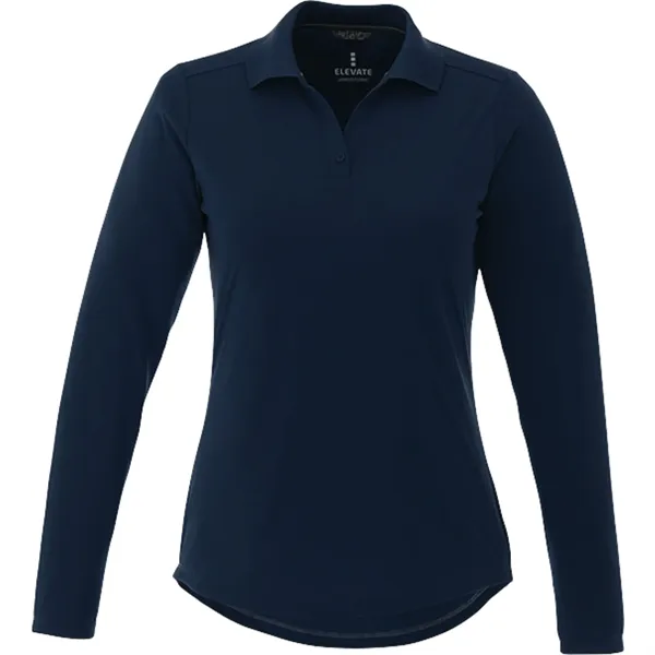 Women's Mori Long Sleeve Polo - Women's Mori Long Sleeve Polo - Image 14 of 36