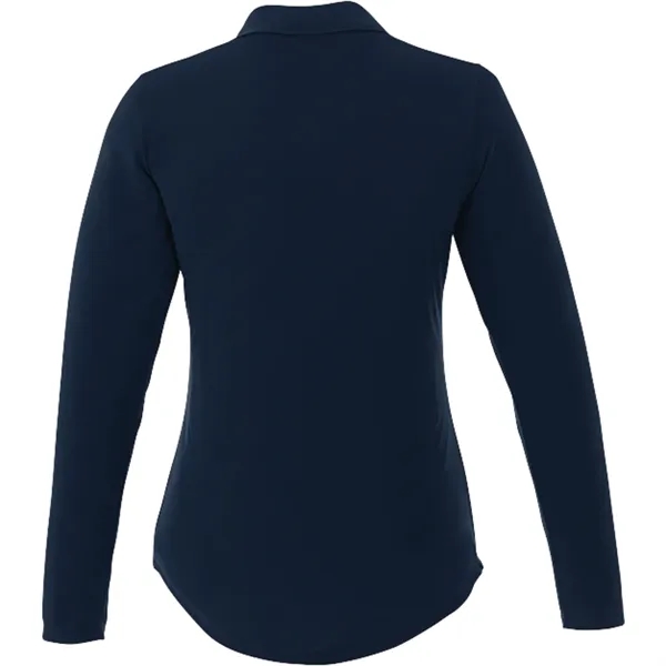 Women's Mori Long Sleeve Polo - Women's Mori Long Sleeve Polo - Image 15 of 36