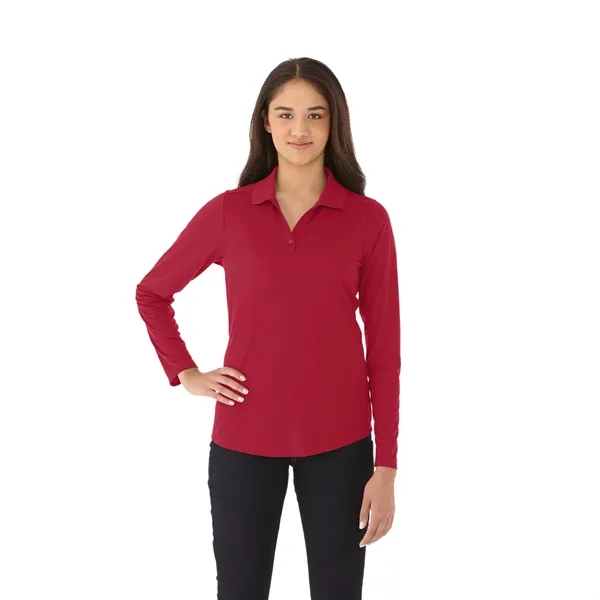 Women's Mori Long Sleeve Polo - Women's Mori Long Sleeve Polo - Image 23 of 36
