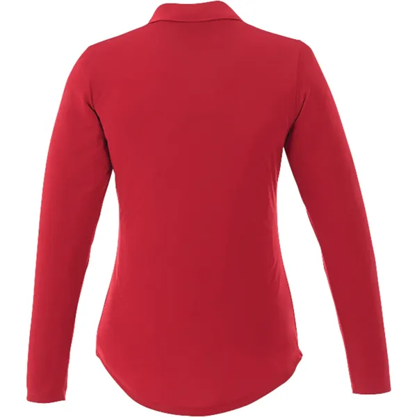 Women's Mori Long Sleeve Polo - Women's Mori Long Sleeve Polo - Image 25 of 36