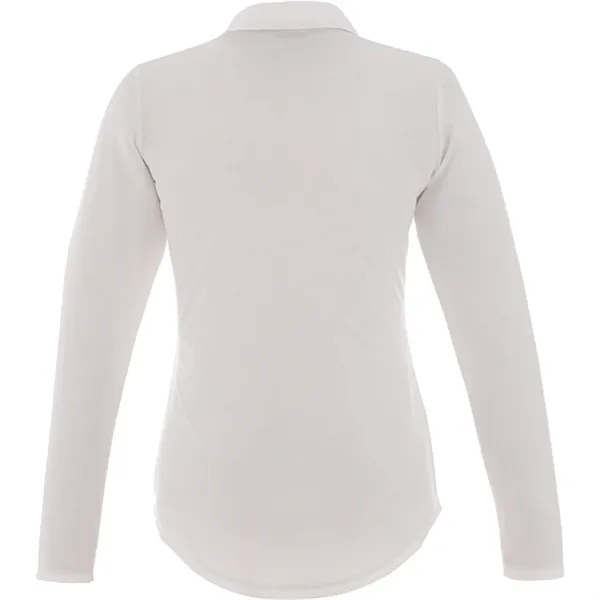 Women's Mori Long Sleeve Polo - Women's Mori Long Sleeve Polo - Image 30 of 36