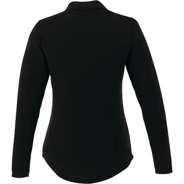 Women's Mori Long Sleeve Polo - Women's Mori Long Sleeve Polo - Image 35 of 36