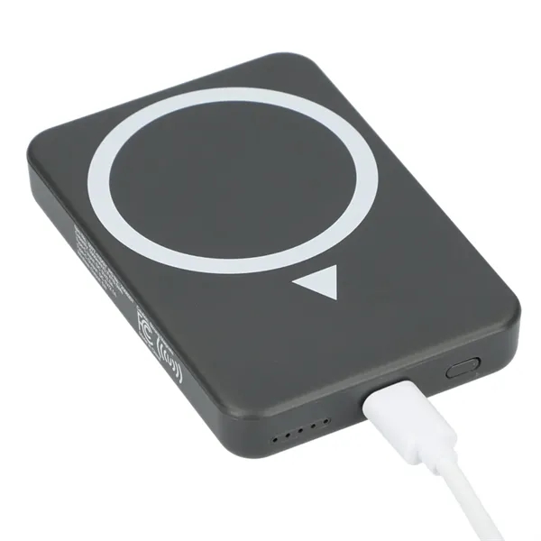 Solekick™ MagClick™ 5000 mAh Wireless Power Bank - Solekick™ MagClick™ 5000 mAh Wireless Power Bank - Image 6 of 9