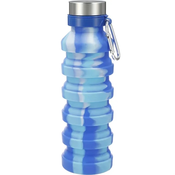 Zigoo Silicone Collapsible Bottle 18oz - Tie Dye - Zigoo Silicone Collapsible Bottle 18oz - Tie Dye - Image 5 of 15