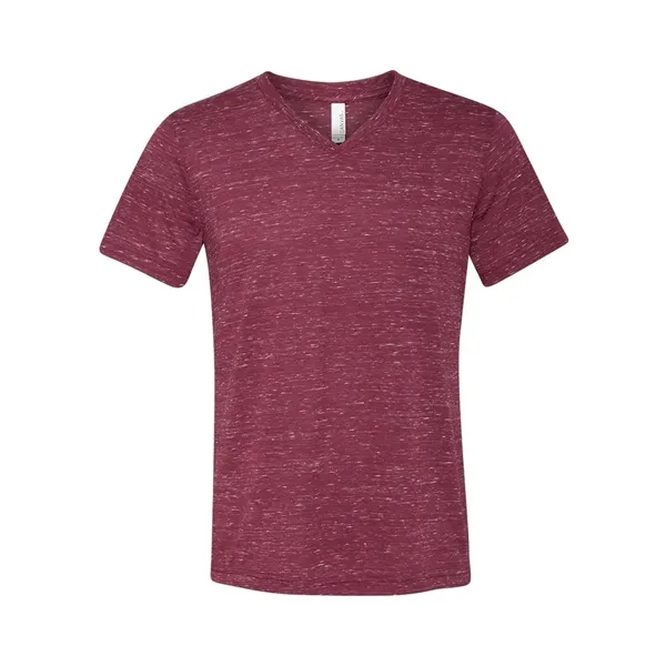 BELLA + CANVAS Unisex Textured Jersey V-Neck Tee - BELLA + CANVAS Unisex Textured Jersey V-Neck Tee - Image 9 of 24