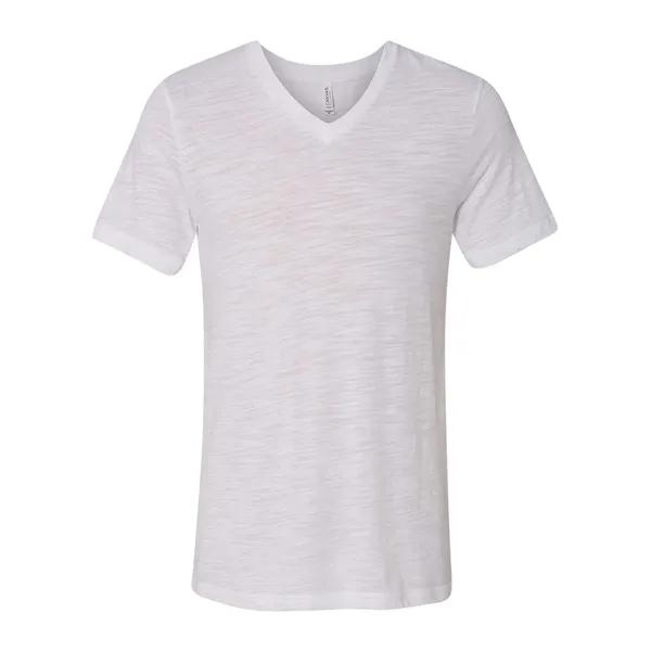 BELLA + CANVAS Unisex Textured Jersey V-Neck Tee - BELLA + CANVAS Unisex Textured Jersey V-Neck Tee - Image 23 of 24