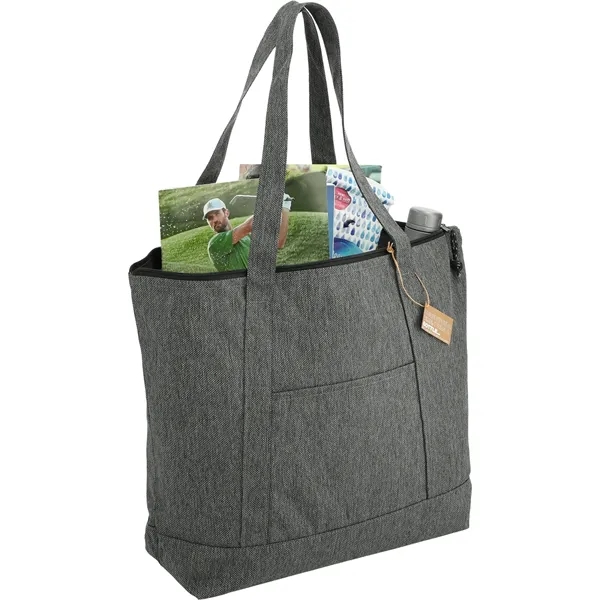 Vila Recycled Zippered Tote - Vila Recycled Zippered Tote - Image 8 of 13
