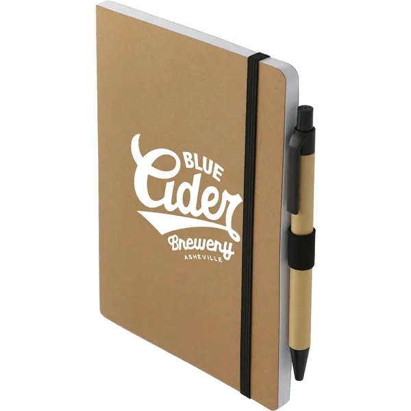 FSC® Recycled 5" x 7" Notebook and Pen Set - FSC® Recycled 5" x 7" Notebook and Pen Set - Image 3 of 6
