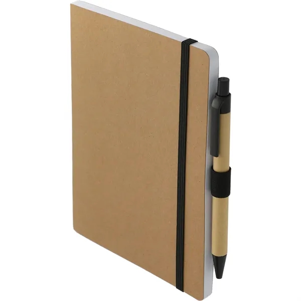 FSC® Recycled 5" x 7" Notebook and Pen Set - FSC® Recycled 5" x 7" Notebook and Pen Set - Image 4 of 6
