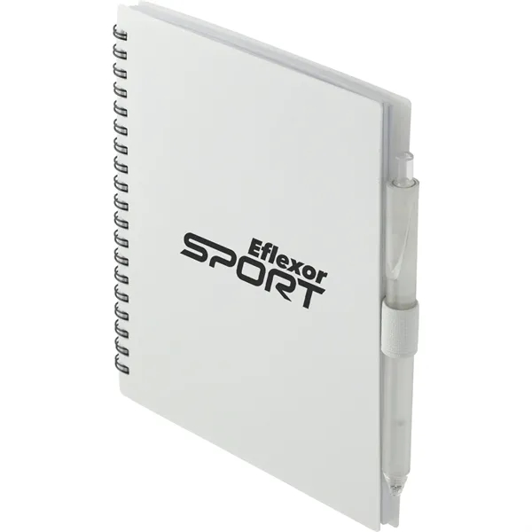 FSC® Recycled 5.5'' x 7'' Spiral Notebook w/ RPET Pe - FSC® Recycled 5.5'' x 7'' Spiral Notebook w/ RPET Pe - Image 3 of 36